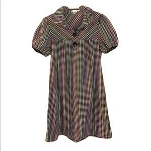 60’s Style Checked Mini Dress